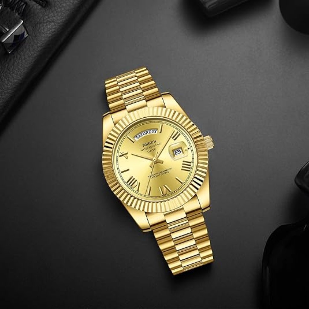 Mens Watch Gold